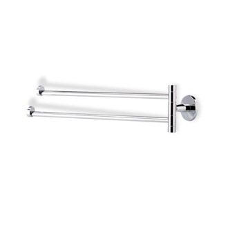 Towel Bar 14 Inch Swivel Double Towel Bar Made in Brass StilHaus VE16